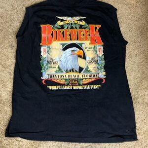 NWT Vintage 1997 Daytona Beach Bike Week t shirt tank top XL Eagle
